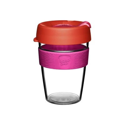 KeepCup Clear - 340, Pink Daybreak (CCDAYB12)
