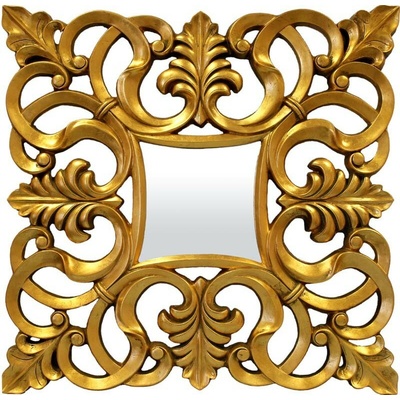 Zrkadlo zlaté (štvorec)