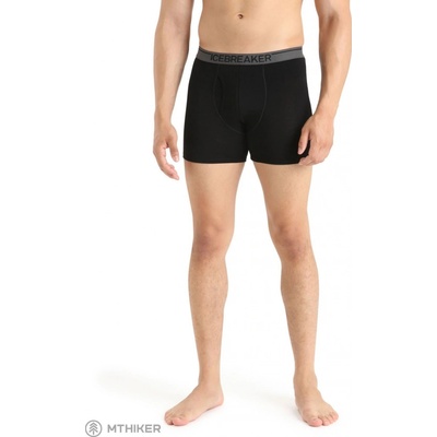 Icebreaker Mens Anatomica Boxers Black