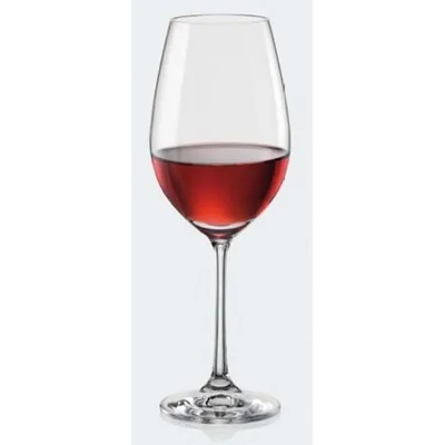 Bohemia Crystalex Kомплект 6 бр. чаши от кристалин за червено вино Bohemia Crystalex Viola 350 мл (0109133-40729-CX53)