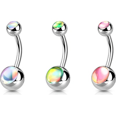 Šperky4U piercing do pupíku banánek BS0005-G