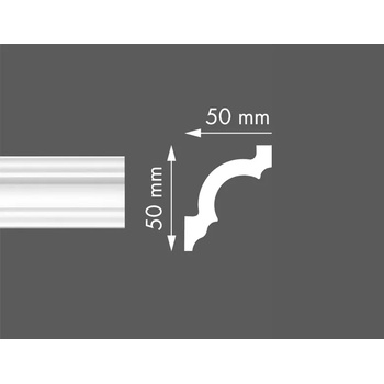 Image 1 of NMC КОРНИЗ СТИРОПОРЕН lx50 50х50мм (60156050)
