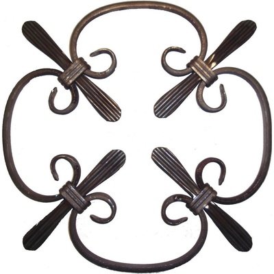 Kovářský ornament H 360 x L 360 mm, 12 x 8 mm