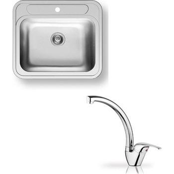 Image 1 of Pyramis Комплект мивка Atria и Смесител Sereno за кухня