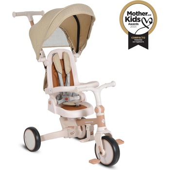 BYOX Триколка Compacto 4в1 бежов (112480)