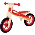 Bigjigs Toys - Дървено колело за баланс - Червено