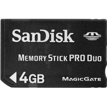 Image 1 of SanDisk MemoryStick PRO Duo 4GB SDMSPD-004G-B35