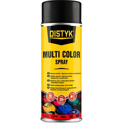 DISTYK Multi color spray 400 ml RAL9005 černá TP09005D
