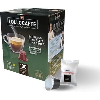 Lollo Caffé Nero Espresso кафе капсули за NESPRESSO® 100 броя