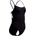 Speedo Дамски бански костюм Speedo Women's Solid Racerback 1 Piece Swimsuit - Anthracite / White (150-4568-0414)