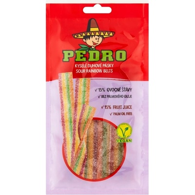 Pedro pásky duhové kyselé 80 g