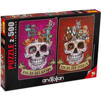 Image 1 of Anatolian Пъзел Anatolian от 2 х 500 части - Хелоуин (P3623)