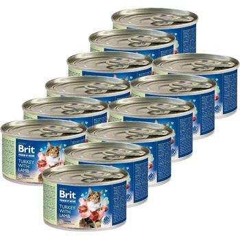 Brit Premium Котка Индийско с Агне 12 x 200 г