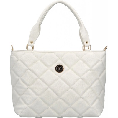 Locca luxusní dámská kabelka LC 333 WHITE