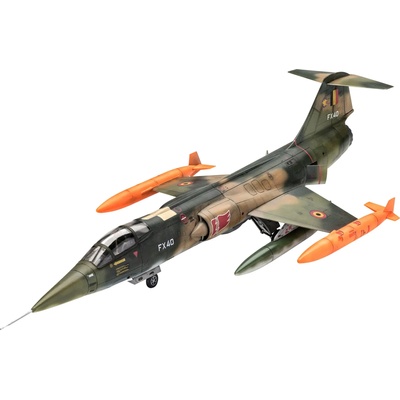 Revell Сглобяем модел Revell Военни: Самолети - Lockheed F-104G Starfighter