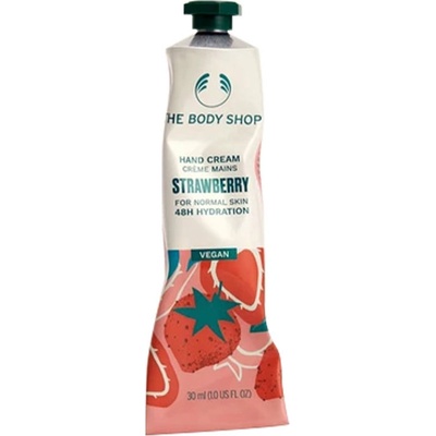 The Body Shop krém na ruce pro normální pokožku Strawberry 30 ml