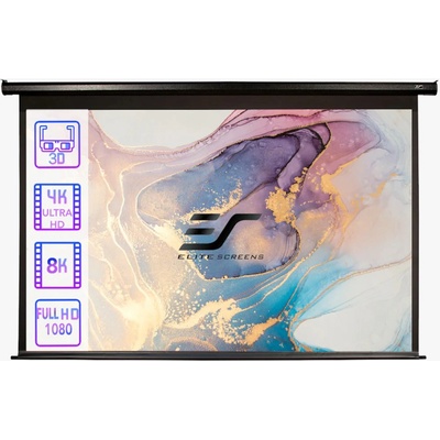 Elite Screens РАЗПЕЧАТАНО Електрически прожекционен екран, стена/таван, 186x105 см, EliteScreens Spectrum ELECTRIC84H, формат 16: 9, 12v тригер (16/9EL180-ELECTRIC84HRES)