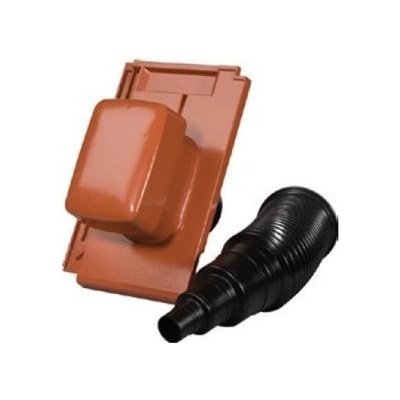 Walther Stylist hliníkový komplet odvětrání kanalizace černá