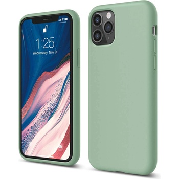 elago Soft Silicone Case - силиконов (TPU) калъф за iPhone 11 Pro (зелен)