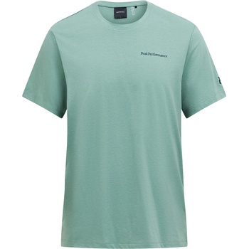 Peak Performance Мъжка спортна тениска Peak Performance Explore Logo Tee T-shirt - Green Valley (216-3251-0611)