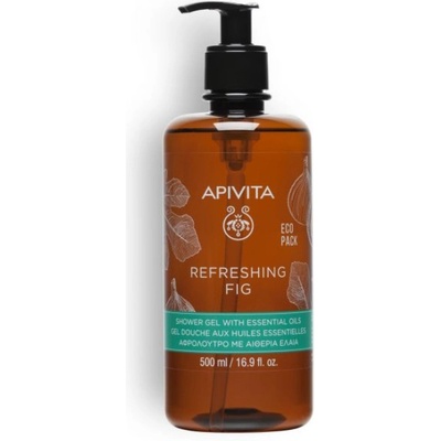 Apivita Refreshing Fig osvěžující sprchový gel s esenciálními oleji 500 ml