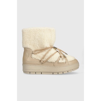 Tommy Hilfiger Апрески Tommy Hilfiger TOMMY TEDDY SNOWBOOT в бежово FW0FW07505 (FW0FW07505)