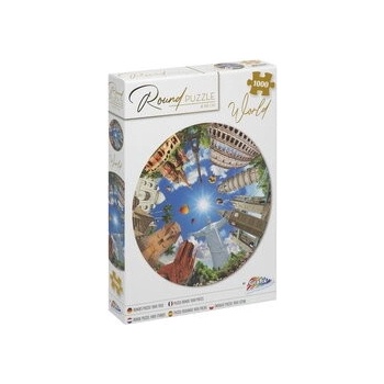 GRAFIX Around the world kulatý 68cm 1000 dielov