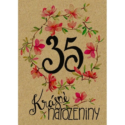Baloušek BeBechy - přání 35, A6, kraftový papír