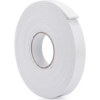 FX Tools Samolepiaca penová tesniaca páska na dvere a okná 2 cm x 6 m biela