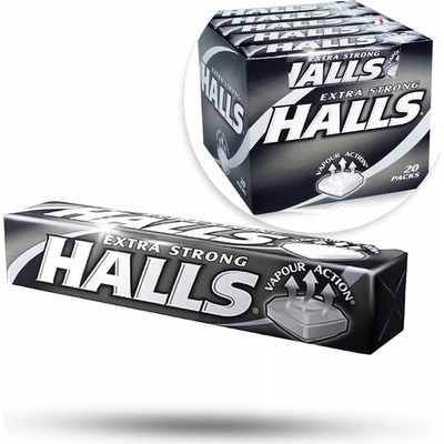 Halls Extra Strong bonbóny 20 x 33,5 g