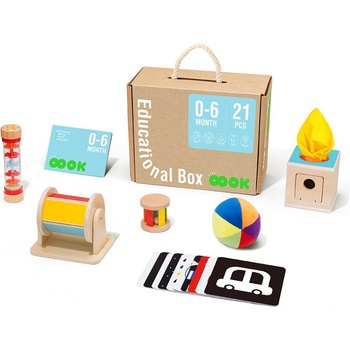Tooky Toy Edukačný box Baby 6 ks