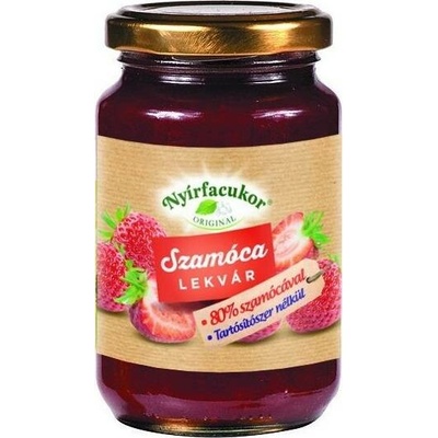 Nyírfacukor jahodový Povidla bez cukru s xylitolem 230 g