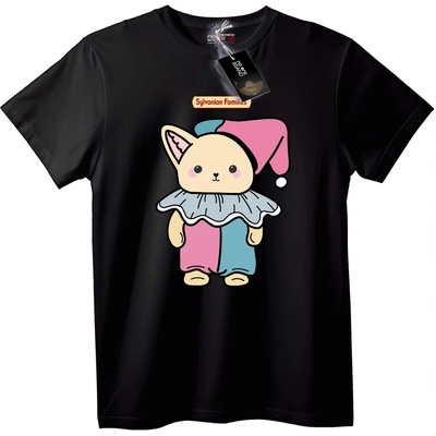 NOONEBRAND Тениска Sylvanian Families Заек - L, Black