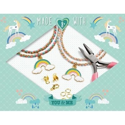 DJECO - Творчески комплект - Направи си гривна - Дъга (DJ00014)