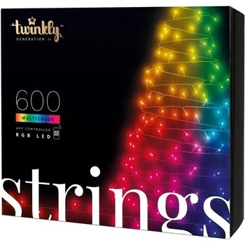 Smart LED vianočná reťaz TWINKLY Strings TWS600STP-BEU 48m WiFi