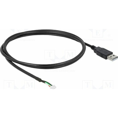 Delock 95986 USB 2.0 USB A vidlice kolíkový konektor 5pin 1,5m