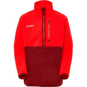 Mammut Детски поларен пуловер Mammut Kid's Waymarker Midlayer Half-Zip Pull Fleece jumper - Mammut Red / Dark Mammut Red - размер 152 (EU) (703-6437-0315)