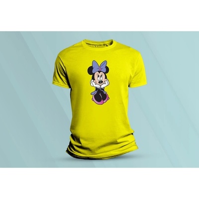 Sandratex dětské bavlněné tričko Minnie 3 žlutá