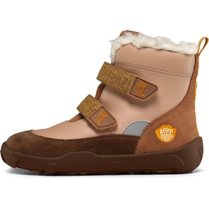 Affenzahn Детски зимни ботуши Affenzahn Kid's Winterstiefel Leder Winty Winter boots - Tiger / Yellow / Brown / Beige - размер 28 (EU) (702-6217-0218)