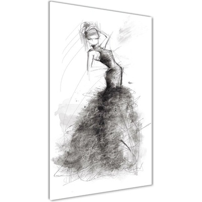 Vertikálny foto obraz sklenený Ilustrácie módy 50x100 cm