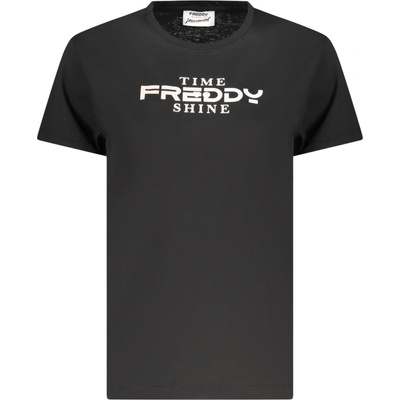 Štýlové Dámske Tričko s krátkym rukávom FREDDY Čierna čierna