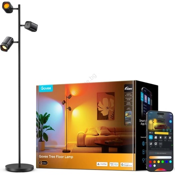 Govee - LED RGBICWW димируема подова лампа TREE MATTER LED/48W/230V Wi-Fi (GV0091)