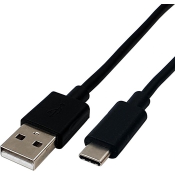 MKF USB2.0A/3.1C, 1,2m, černý