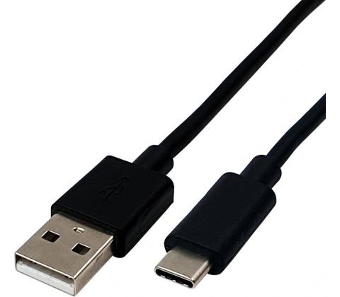 MKF USB2.0A/3.1C, 1,2m, černý