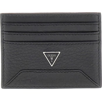 Guess Kožené pouzdro na karty SMBAGRLEA25-BLA