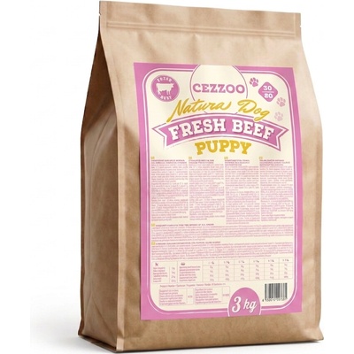 CEZZOO Natura Dog Fresh Beef Puppy 3 kg