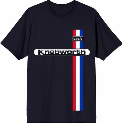 Oasis tričko Knebworth Vertical Stripe Navy Blue