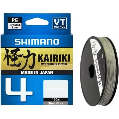 SHIMANO Line Kairiki 4 Steel Gray 150m 0,10mm 6,8kg
