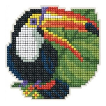 Collection D'Art Collection D`art - Фигура с диамантена мозайка и магнит - Тукан (DCM048)