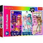 Trefl Puzzle - 100 - Rainbow dolls - MGA Rainbow high Trefl 16444